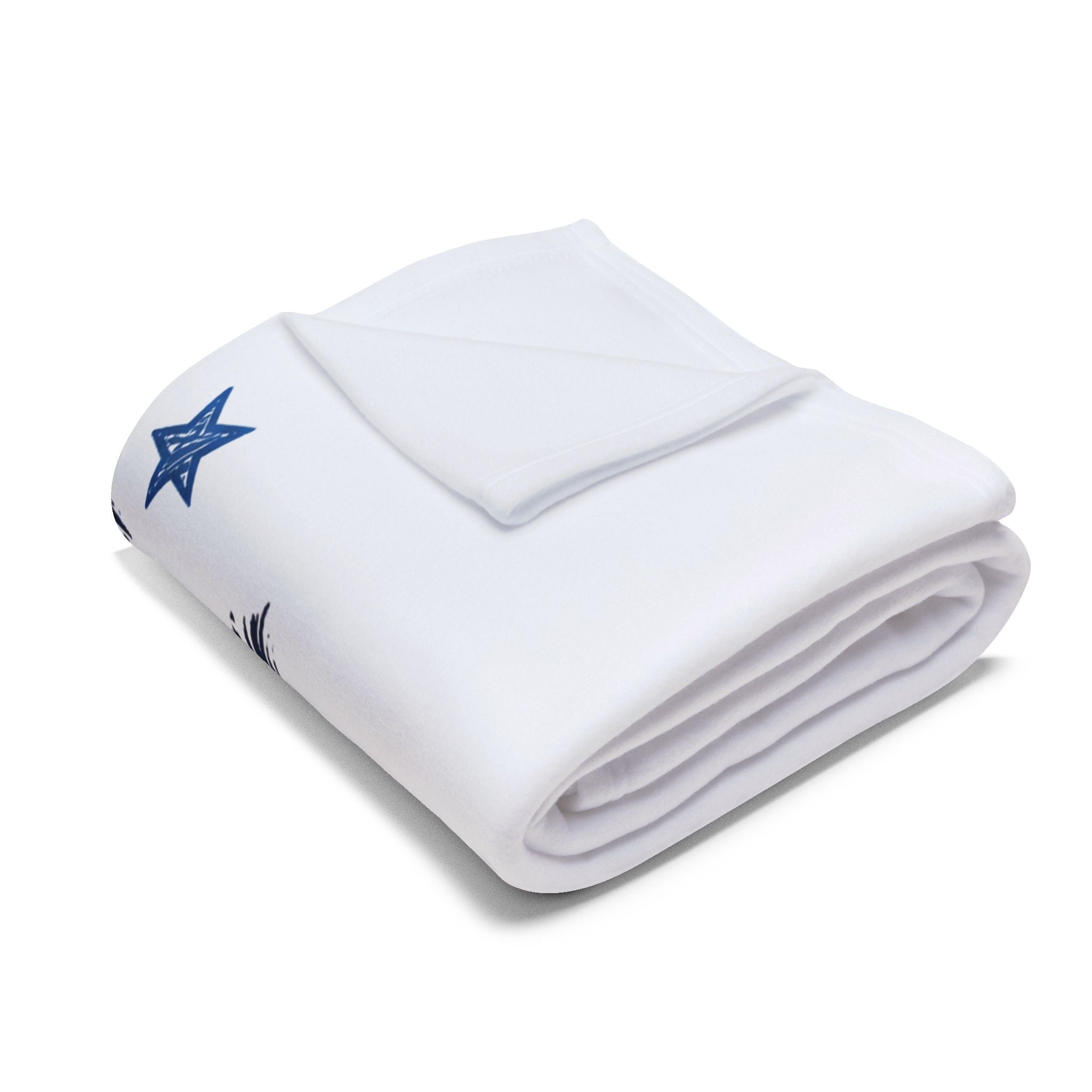 Fleece Blanket — "Just a Boy Who Loves Jesus" Sports Cross Throw